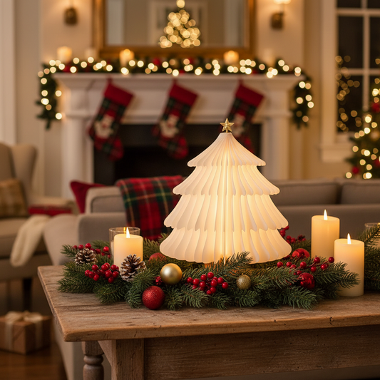 Christmas Tree Fold Table Lamp