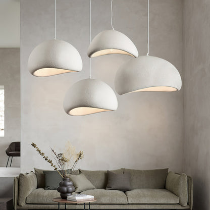 Eggshell Combination Ceiling Fixture Chandelier