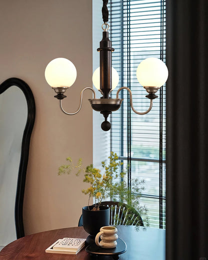 Full Moon Arc Chandelier