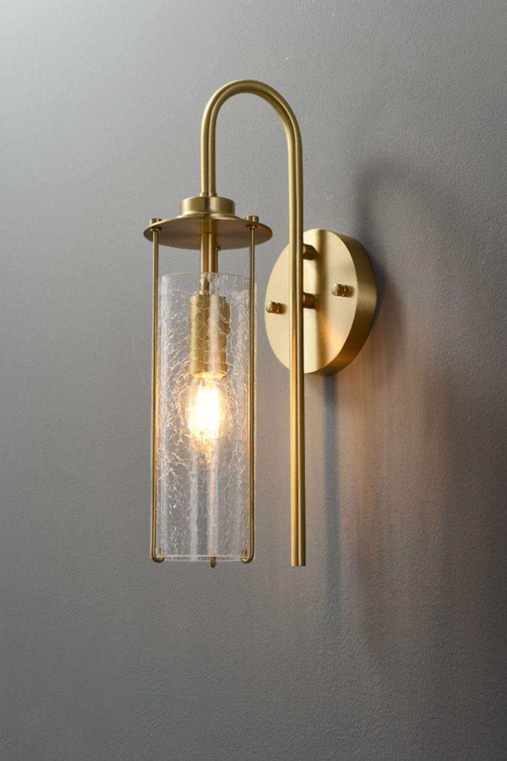 Retro Candle Style Crack Wall Light