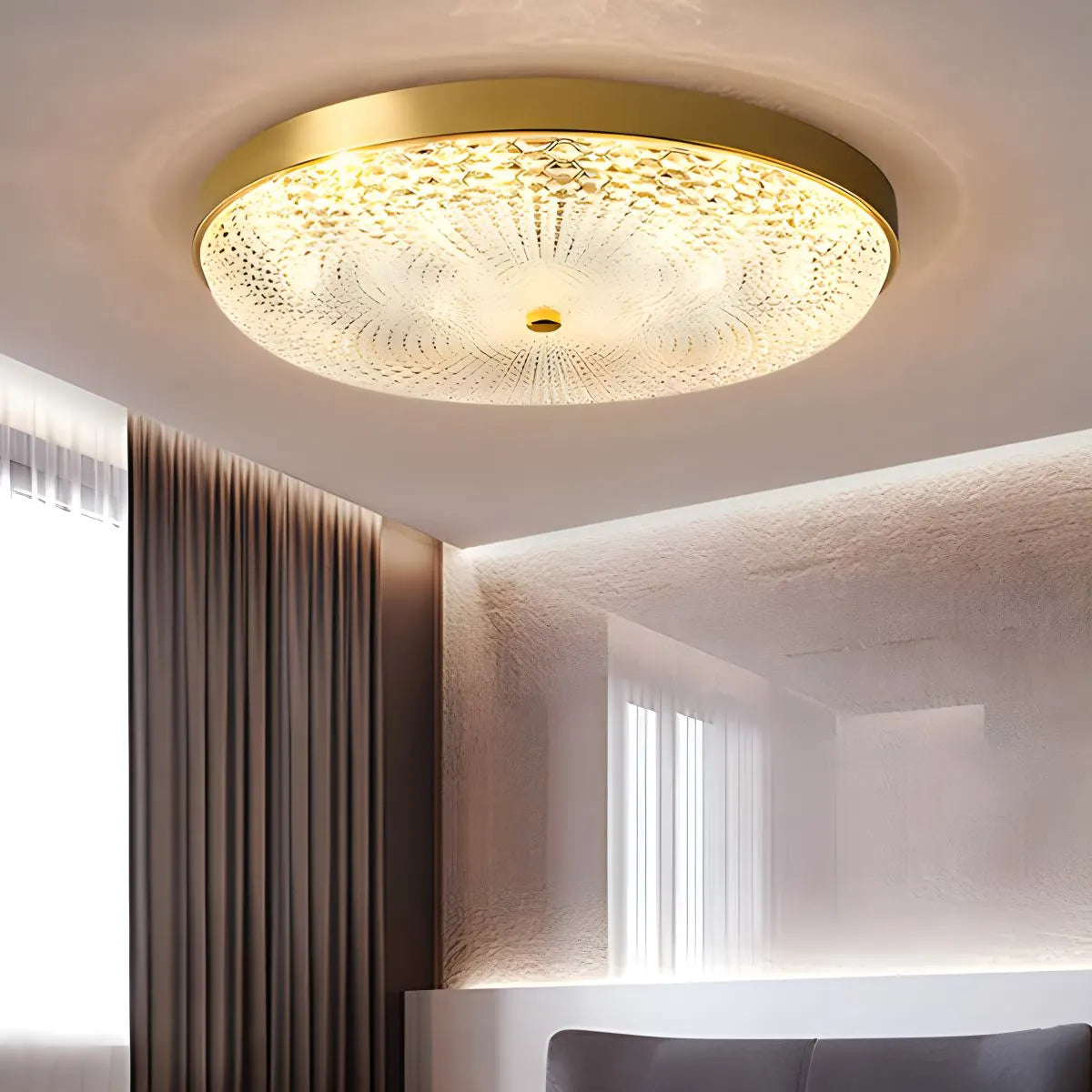 Modern Crystal Glass Ceiling Lamp