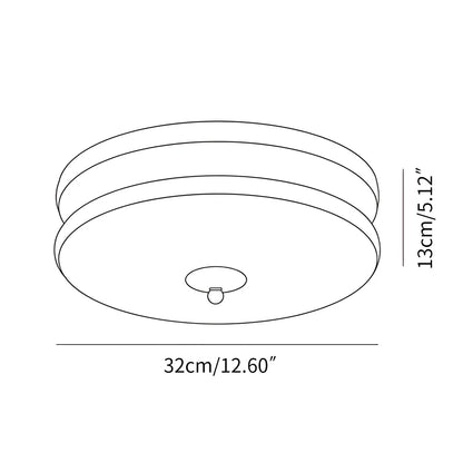 Double Grinding Disc Ceiling Lamp