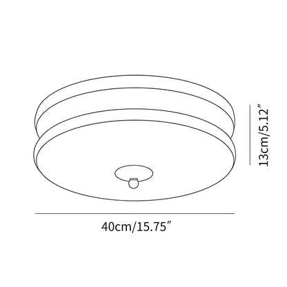 Double Grinding Disc Ceiling Lamp