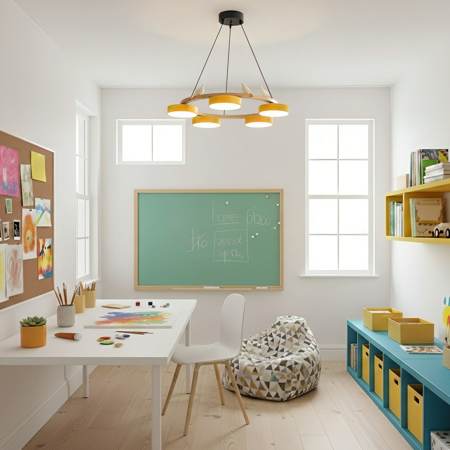 Bird-Shaped Pendant Light