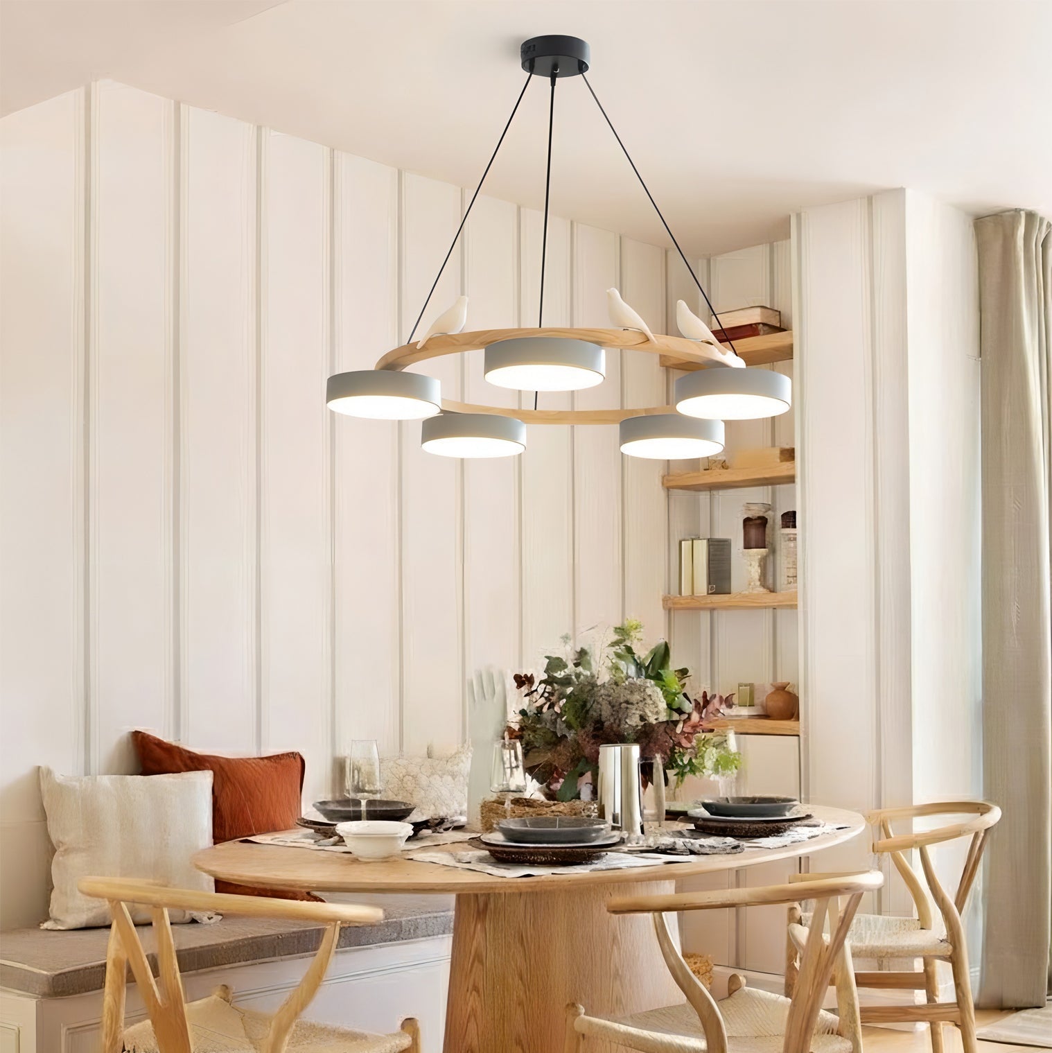 Bird-Shaped Pendant Light