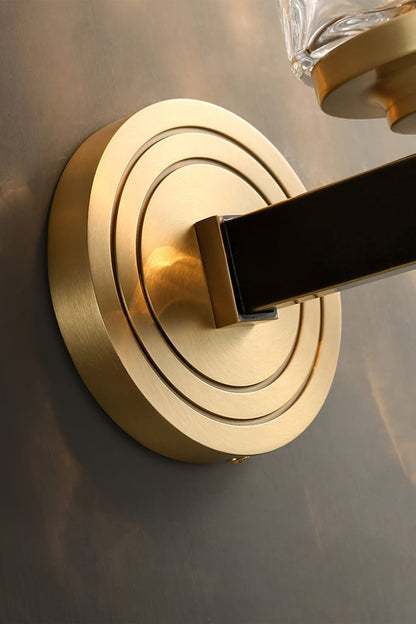 Candle Style Glass Bedside Lamp Wall Lamp