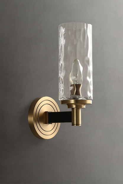 Candle Style Glass Bedside Lamp Wall Lamp