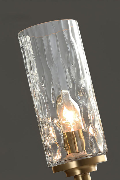 Candle Style Glass Bedside Lamp Wall Lamp
