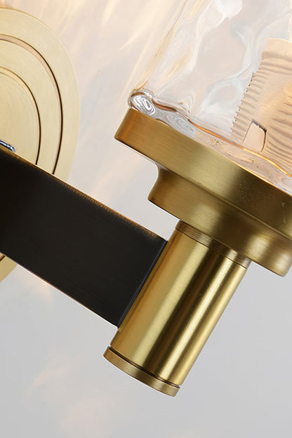 Candle Style Glass Bedside Lamp Wall Lamp