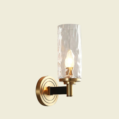 Candle Style Glass Bedside Lamp Wall Lamp