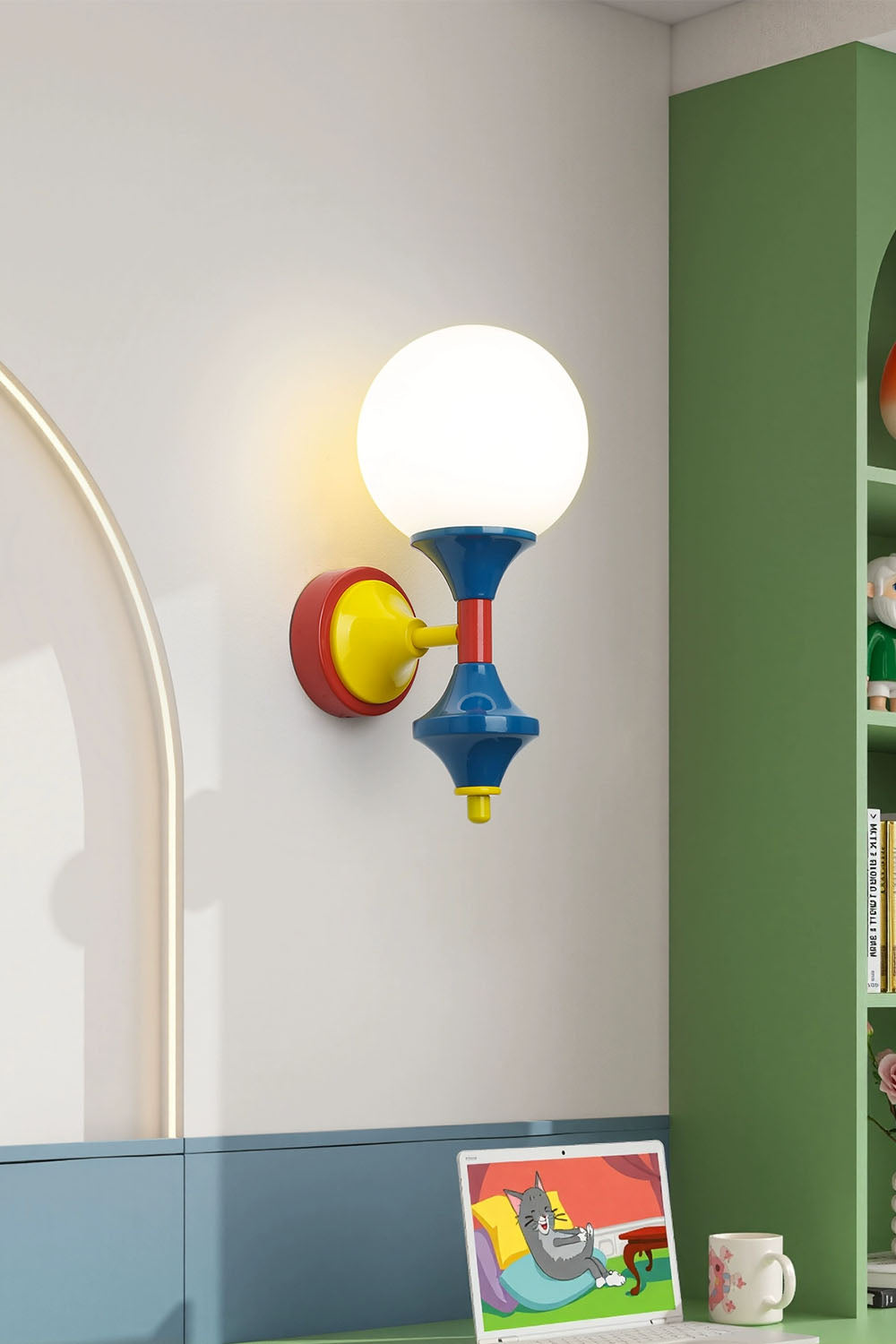 Dopamine Retro Contrasting Wall Lamp