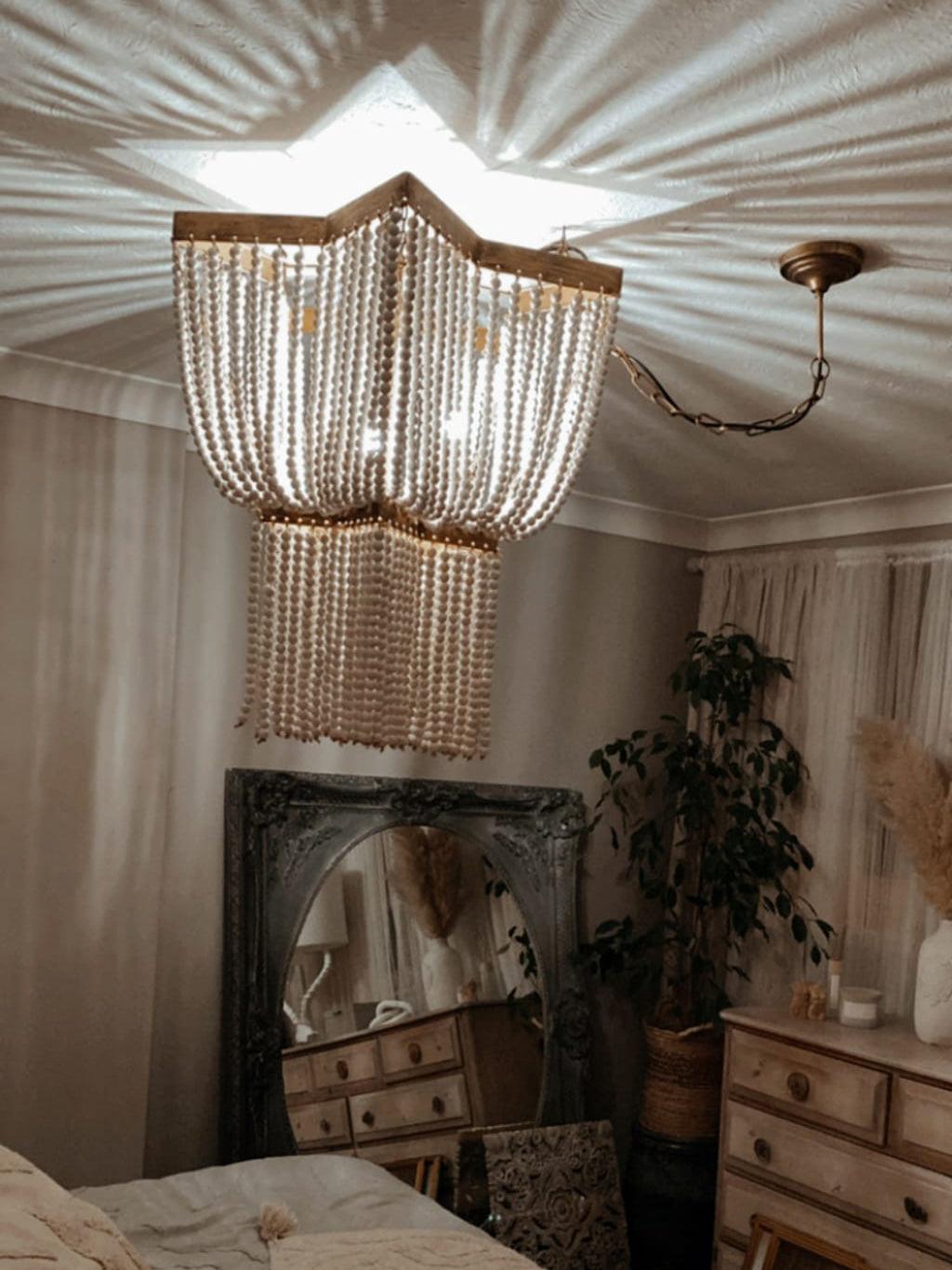 Pearl Curtain And Jade Curtain Chandelier