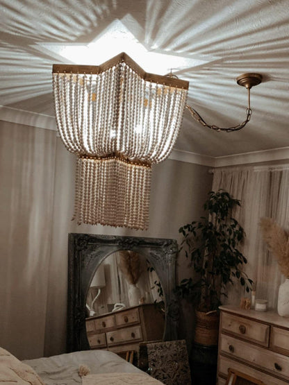 Pearl Curtain And Jade Curtain Chandelier