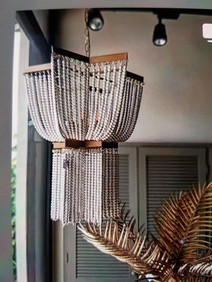 Pearl Curtain And Jade Curtain Chandelier