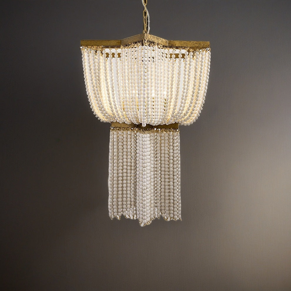 Pearl Curtain And Jade Curtain Chandelier