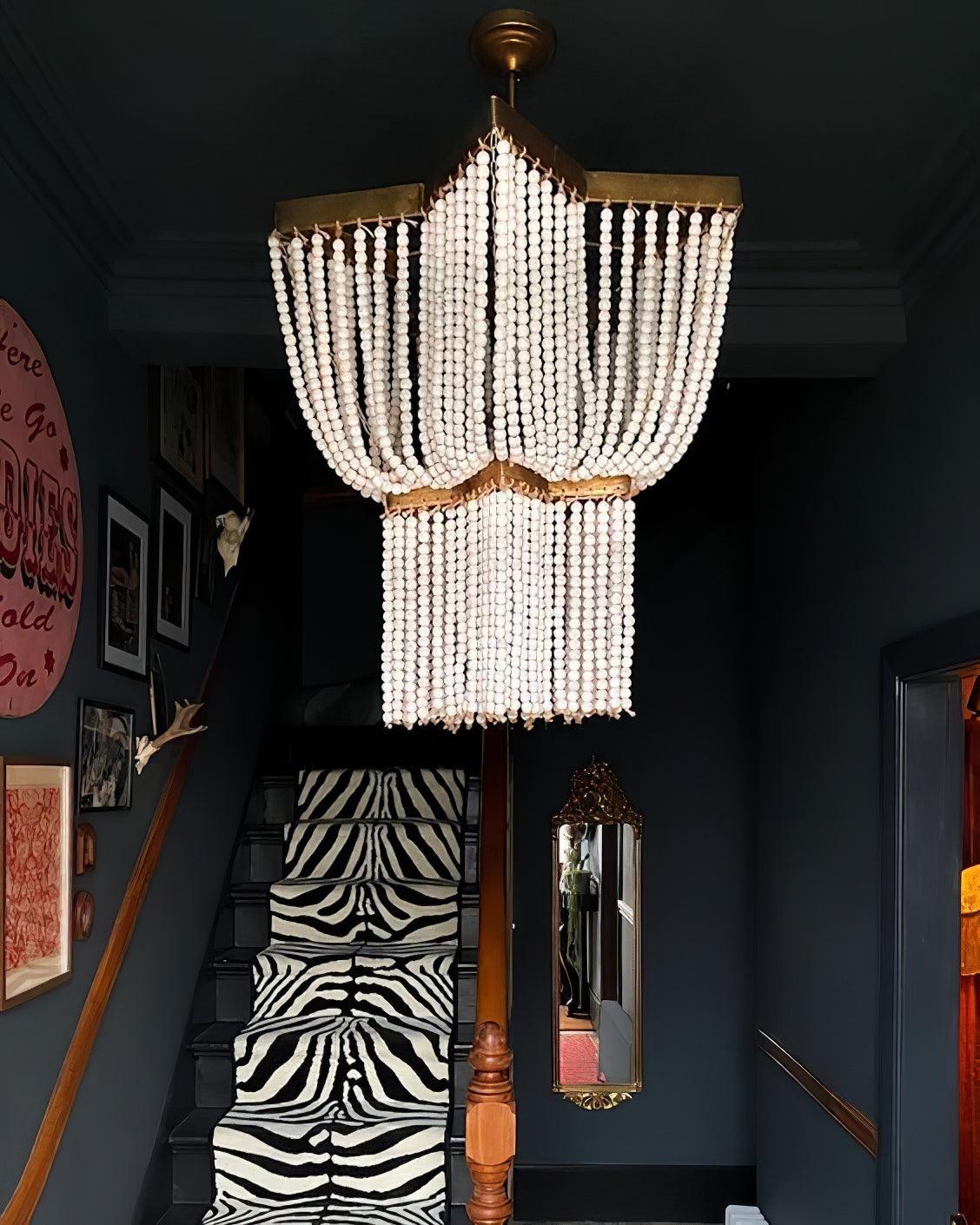 Pearl Curtain And Jade Curtain Chandelier