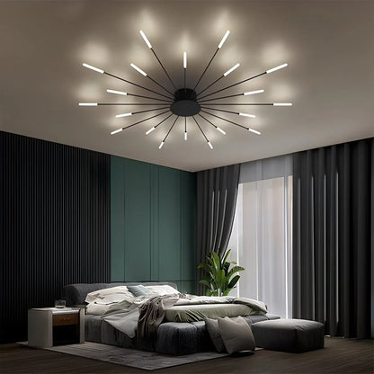 Modern French Fireworks Ceiling Light