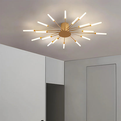 Modern French Fireworks Ceiling Light