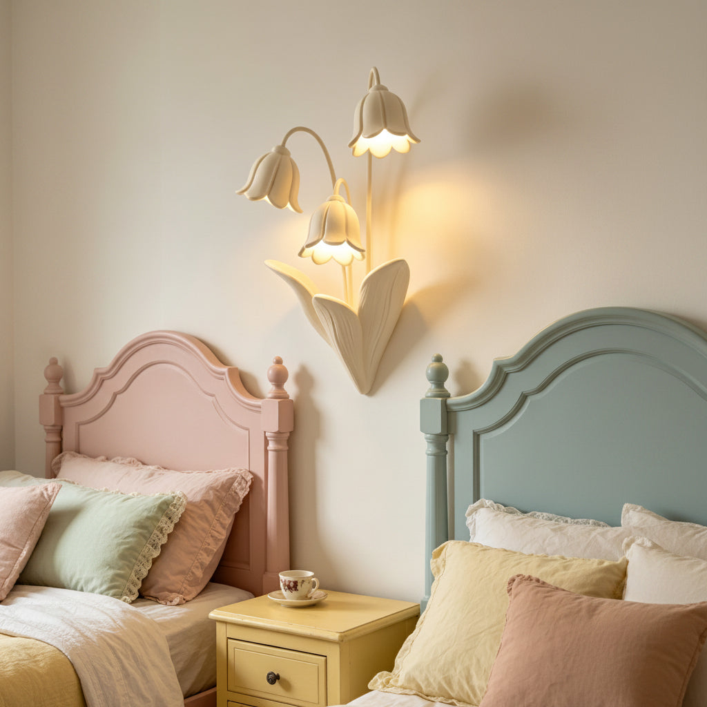 Flora Muse Resin Wall Lamp
