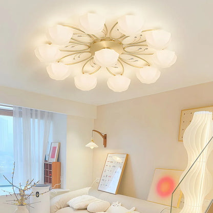 Modern Light Luxury French Bud Chandelier