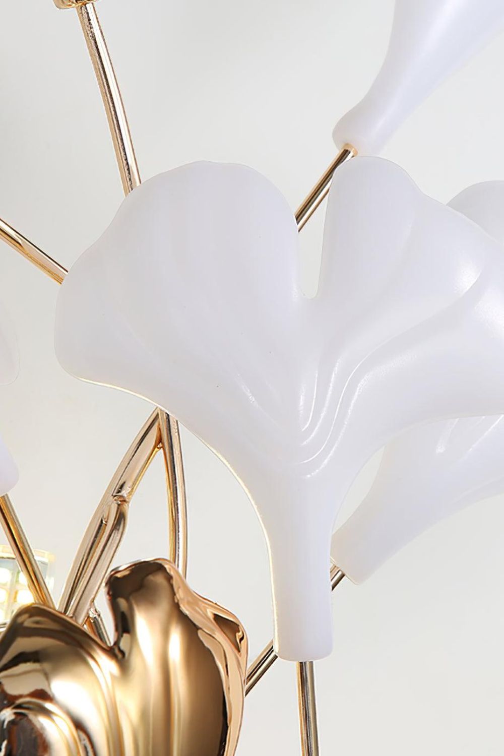 Cermaic Leaf Gingko Wall Lamp Bedside Lamp