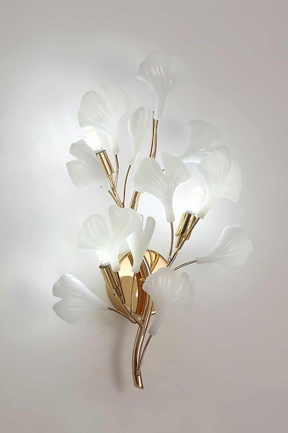 Cermaic Leaf Gingko Wall Lamp Bedside Lamp