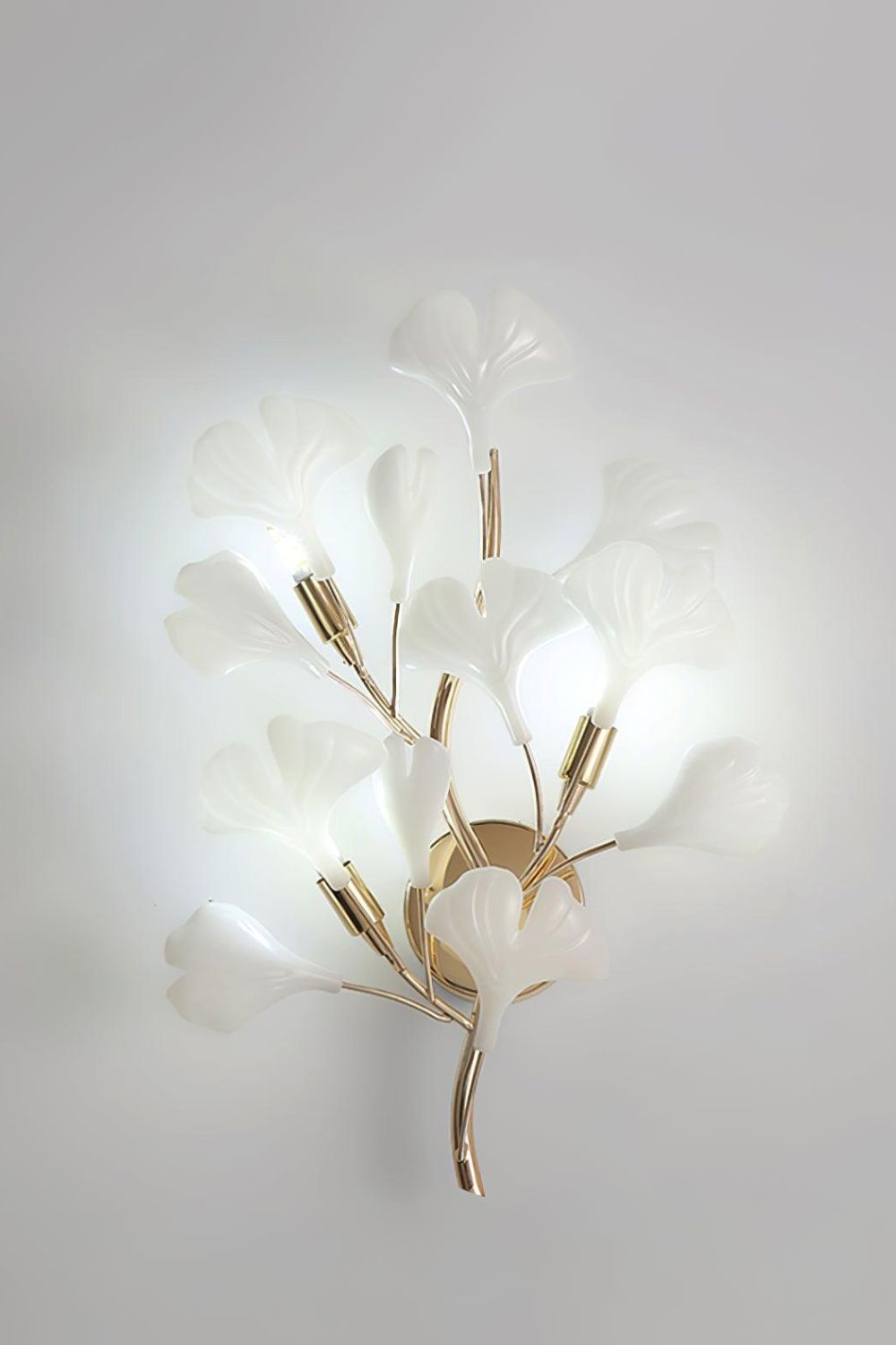 Cermaic Leaf Gingko Wall Lamp Bedside Lamp