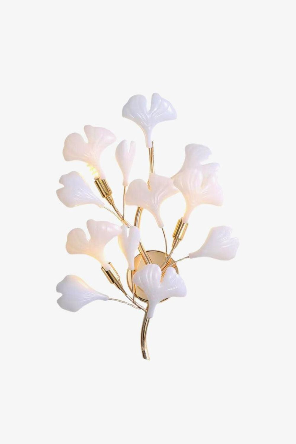Cermaic Leaf Gingko Wall Lamp Bedside Lamp