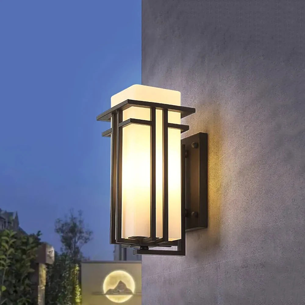 New Chinese Style Outdoor Waterproof Wall Lamp