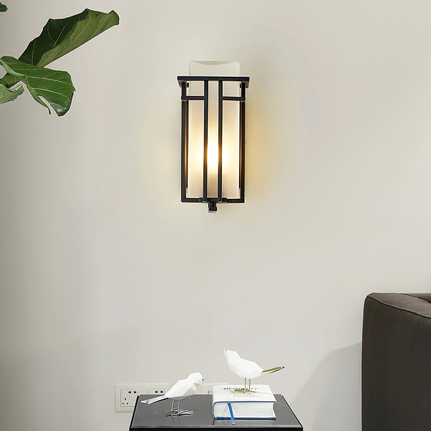 New Chinese Style Outdoor Waterproof Wall Lamp