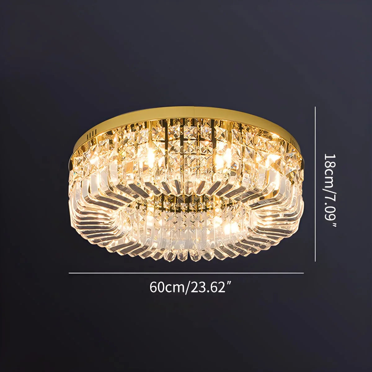 Modern Luxury Crystal Ceiling Lamp