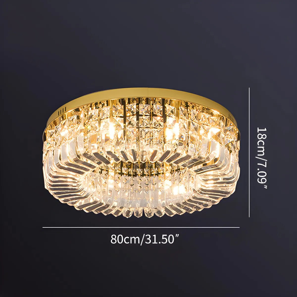 Modern Luxury Crystal Ceiling Lamp