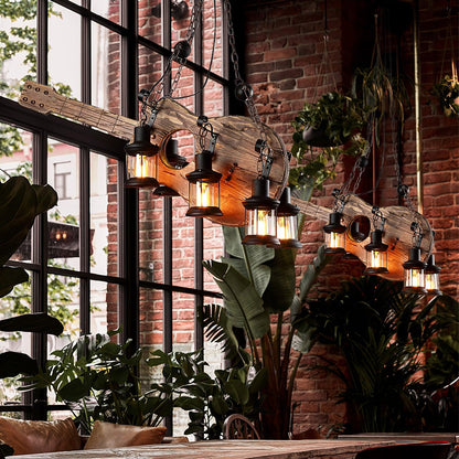 Vintage Guitar Chandelier