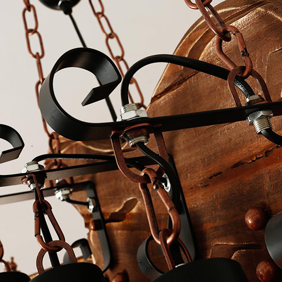 Vintage Guitar Chandelier