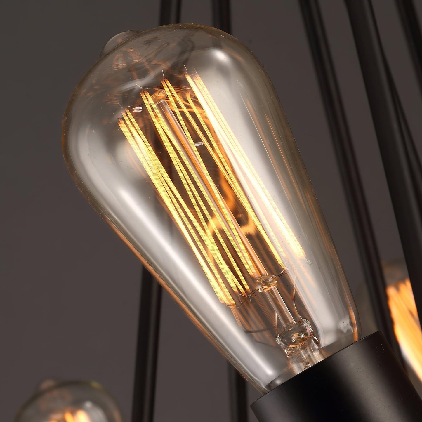 Hemp Rope Large Round Candlestick Chandelier