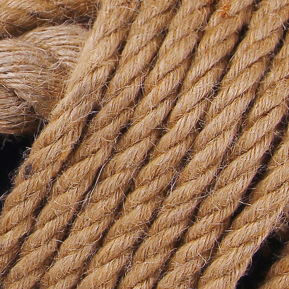 Hemp Rope Tire Candlestick Chandelier