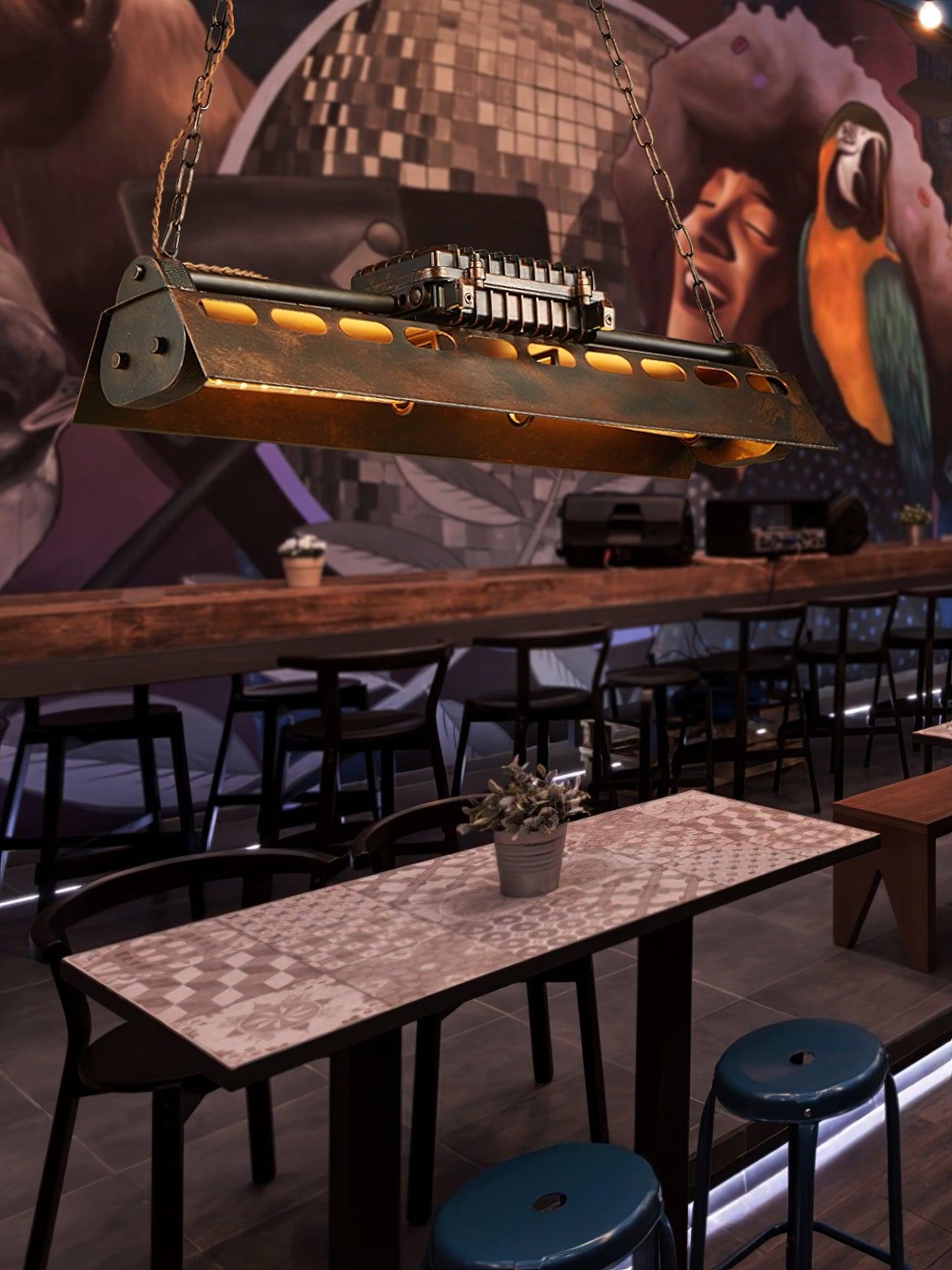 Retro Nostalgic Restaurant Lamp