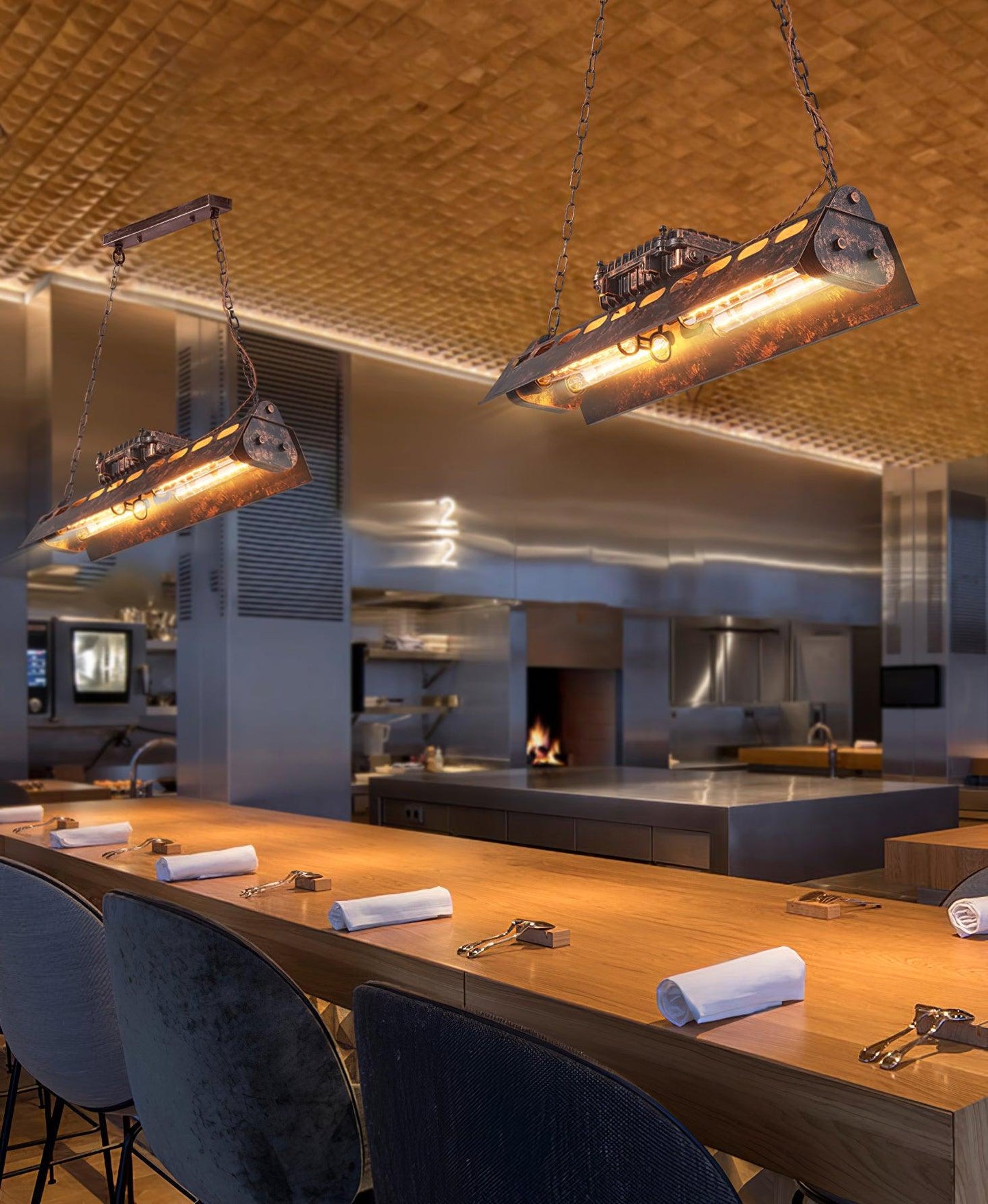 Retro Nostalgic Restaurant Lamp