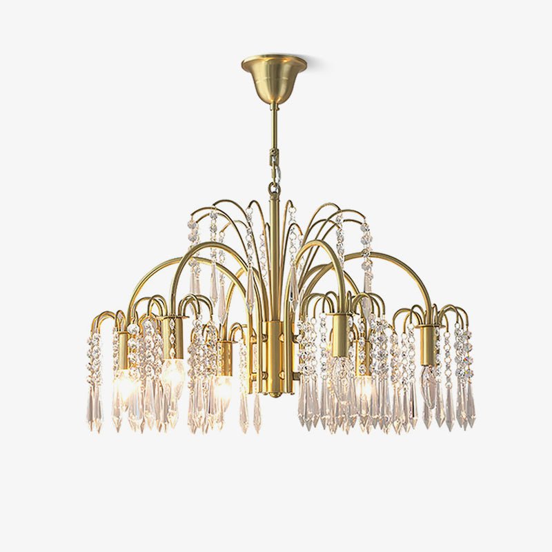 American Style All-Copper Crystal Chandelier