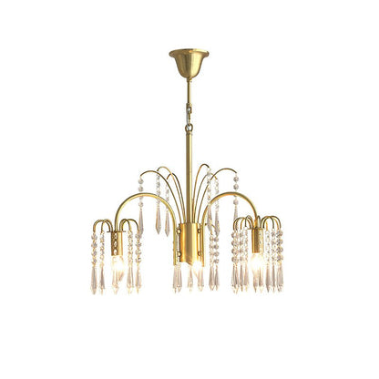 American Style All-Copper Crystal Chandelier