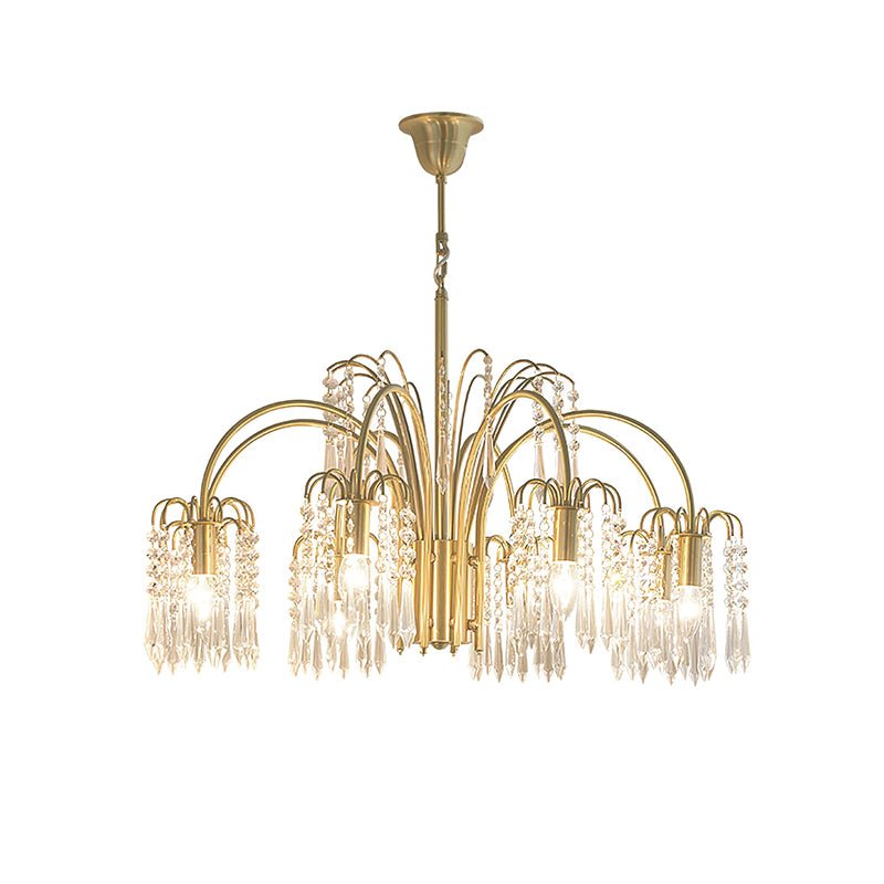 American Style All-Copper Crystal Chandelier