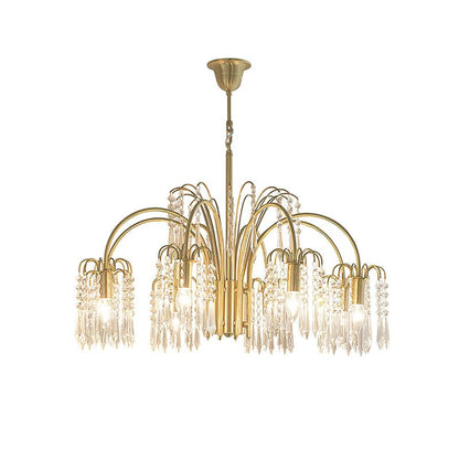 American Style All-Copper Crystal Chandelier