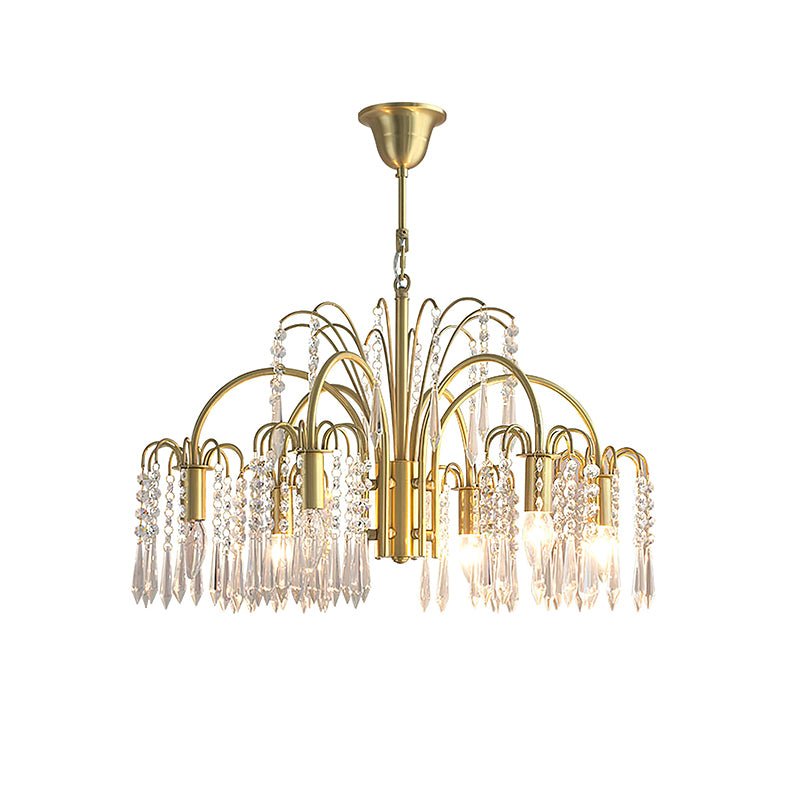American Style All-Copper Crystal Chandelier