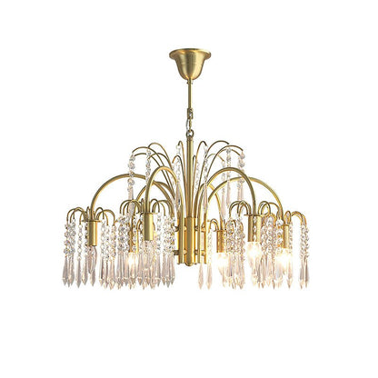 American Style All-Copper Crystal Chandelier