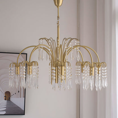 American Style All-Copper Crystal Chandelier