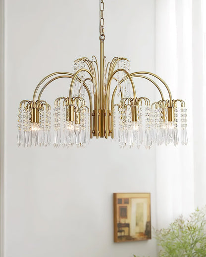 American Style All-Copper Crystal Chandelier