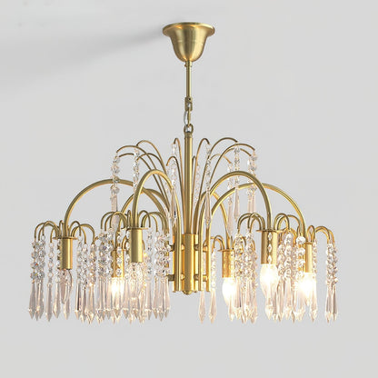 American Style All-Copper Crystal Chandelier