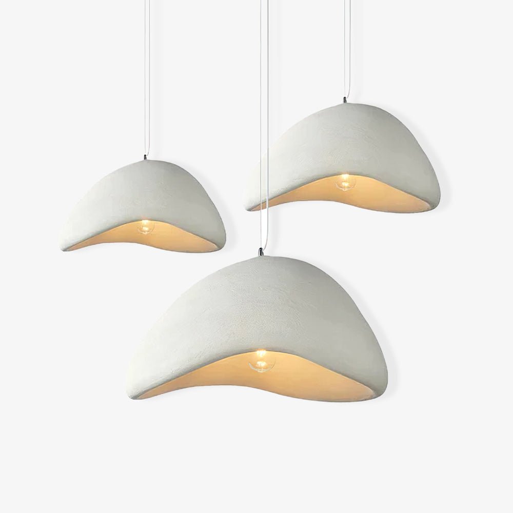 Eggshell Combination Ceiling Fixture Chandelier