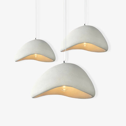 Eggshell Combination Ceiling Fixture Chandelier