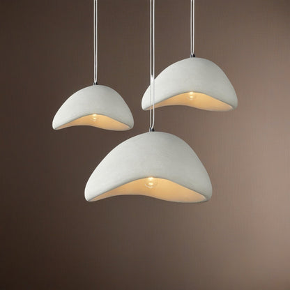 Eggshell Combination Ceiling Fixture Chandelier